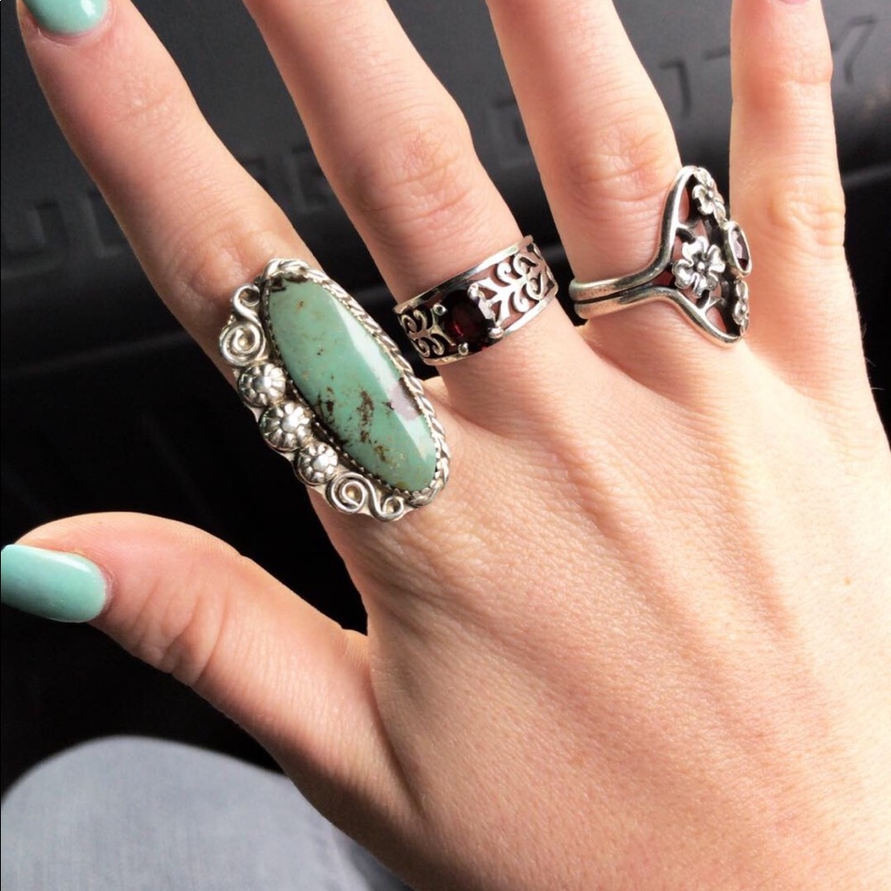 AUTHENTIC TURQUOISE RING NAVAJO